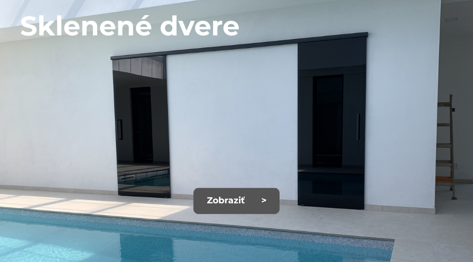 sklenené dvere