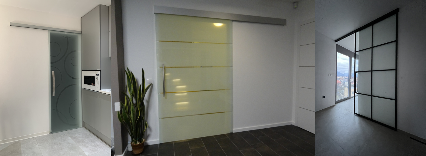 Sklenené posuvné dvere